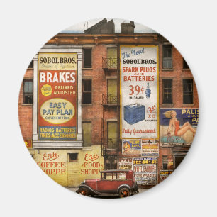 City - New York NY - Elite lunch bar 1938 Magnet