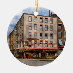 City - New York NY - Fraunce's Tavern 1890 Ceramic Ornament