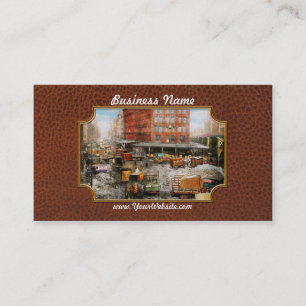 City - New York NY - Stuck in a rut 1920 Business Card