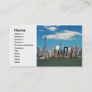 City - New York NY - The New York skyline Business Card