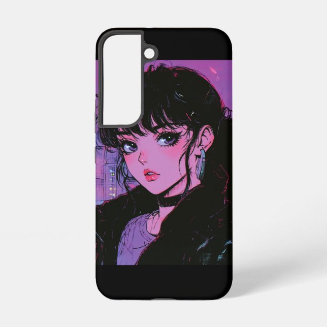 City Night Girl Galaxy Case (Back)