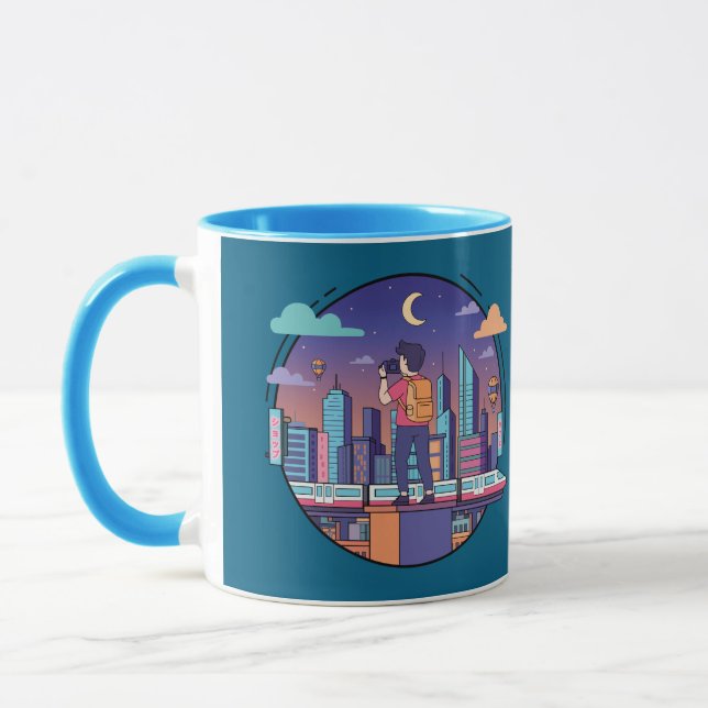 City Night Traveller Mug (Left)