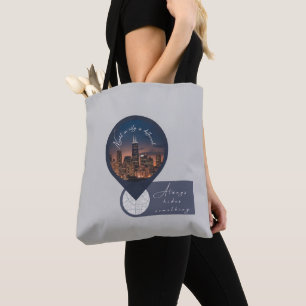 City Nights Conceal What Maps Can’t Reveal Tote Bag