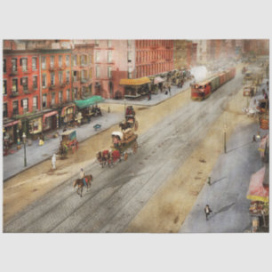 City - NY - Avenue of death 1910 Tissue Paper