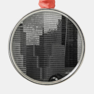 City - NY - Brookfield Place Metal Ornament