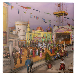 City - NY - Everything for your amusement 1905 Ceramic Tile
