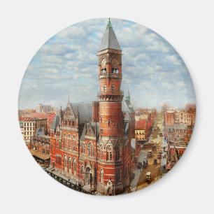 City - NY - Jefferson Market Court House 1905 Magnet