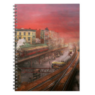 City - NY - Rush hour traffic - 1900 Notebook