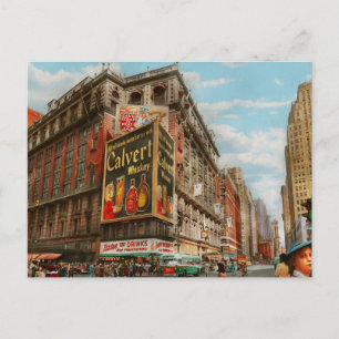 City - NY - Tastee's and Macy's 1942 Postcard