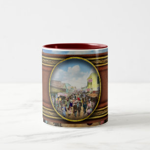 CITY - NY - The Bowery 1900 Two-Tone Coffee Mug