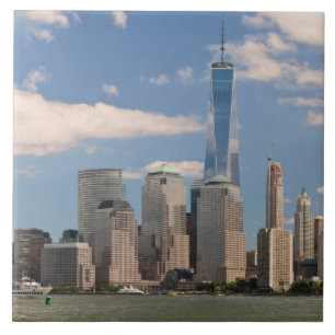 City - NY - The colours of a city Ceramic Tile