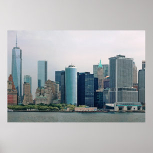 City - NY - The financial district Poster
