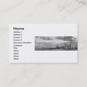 City - NY - The shades of a city Business Card