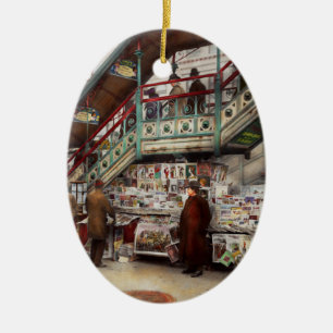 City - NY - Want a paper mister 1903 Ceramic Tree Decoration