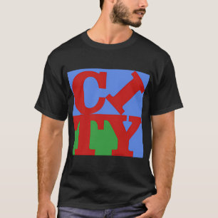 City NYC Modern Art T-Shirt