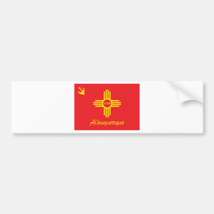 City of Albuquerque flag Bumper Sticker