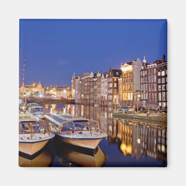 City of Amsterdam by Night Magnet (Front)