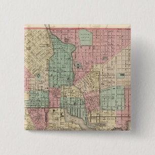 City of Baltimore, Maryland 15 Cm Square Badge