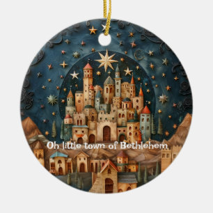 City of Bethlehem Personalised Ornament