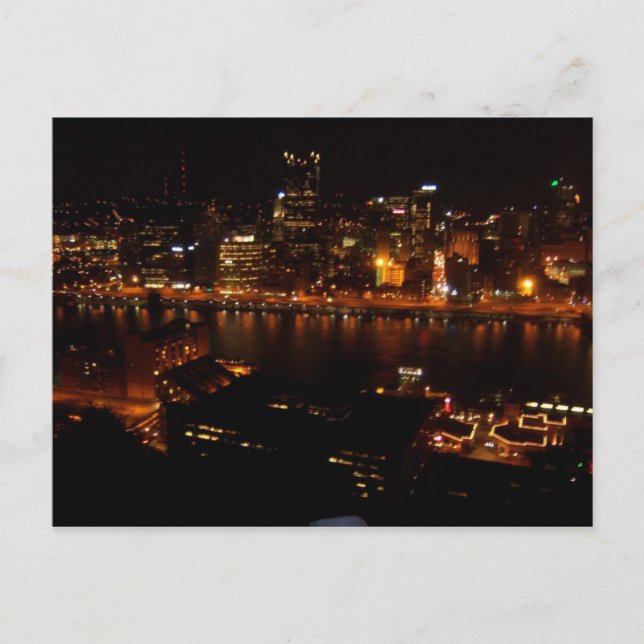 City of Black and Gold Postcard (Front)