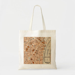 City of Bordeaux France Vintage Map Tote Bag