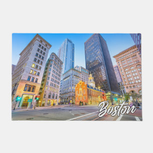 City Of Boston, Massachusetts, USA Doormat