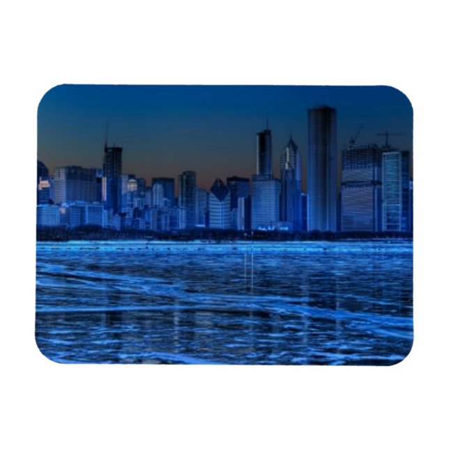 City of broad shoulders and lake Michigan Magnet (Horizontal)