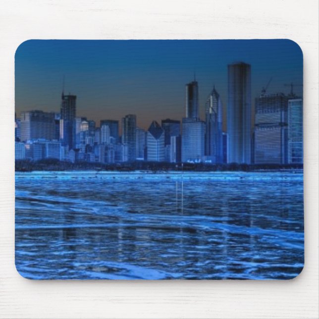 City of broad shoulders and lake Michigan Mouse Pad (Front)