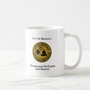 City of Buffalo Dept of Coffee & Doughnuts Officia Coffee Mug