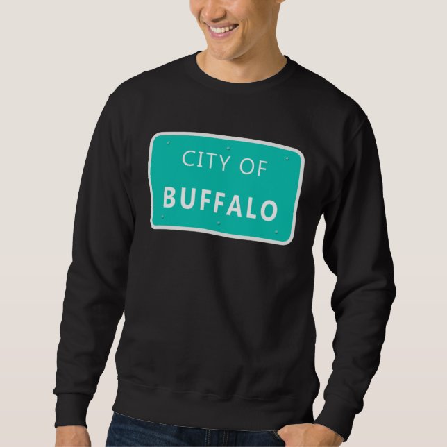 City of Buffalo Ny Queen City 716 Men and Women Sweatshirt (Front)