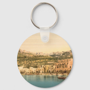 City of Capri, Island of Capri, Campania, Italy Key Ring