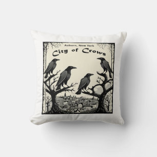 City of Crows Cushion