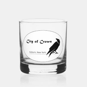 City of Crows Logo Drinkware Set Whiskey Glass