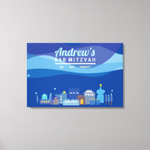 CITY OF DAVID Bar Mitzvah Sign In Memory Board