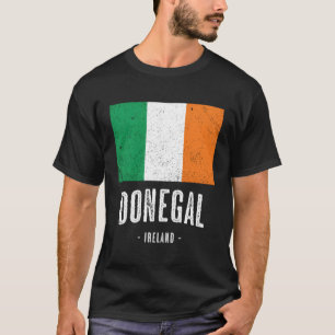City Of Donegal Ireland Men Women Kids Irish Flag T-Shirt