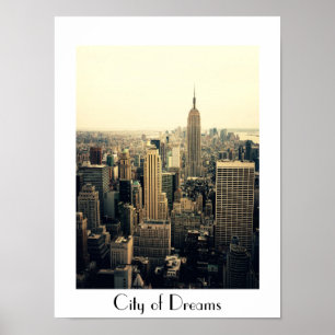 City of Dreams - New York City Poster