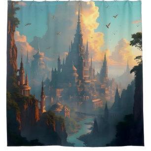 City of Echoes Shower Curtain