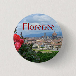 City of Florence, Italy 3 Cm Round Badge