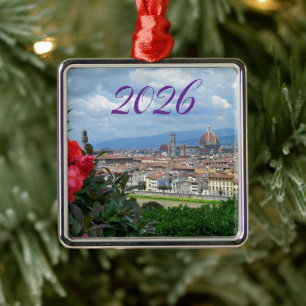 City of Florence, Italy Metal Ornament