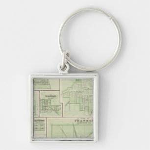 City of Franklin, Johnson Co with Shelbyville Key Ring