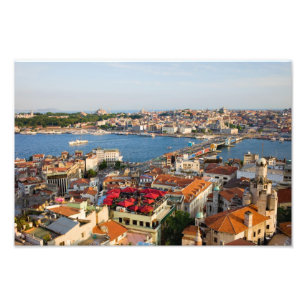 City of Istanbul in Turkey Photo Print