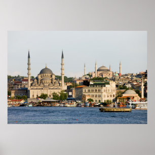 City of Istanbul Skyline Poster