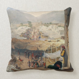 City of Kandahar, its Principal Bazaar and Citadel Cushion