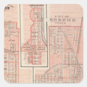 City of Kokomo, Howard Co with Marion Square Sticker