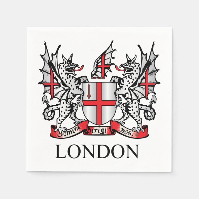 City of London coat of arms Napkin (Front)