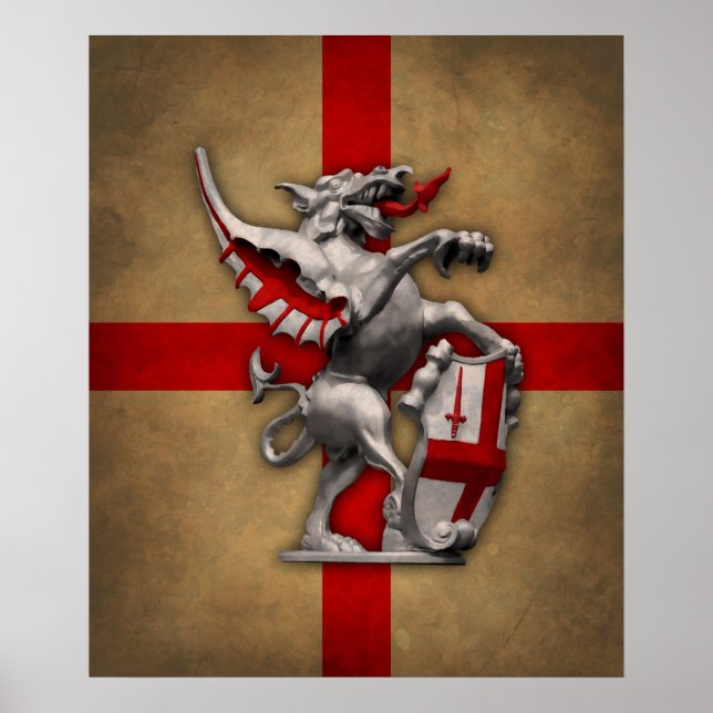 City of London Dragon poster (Front)