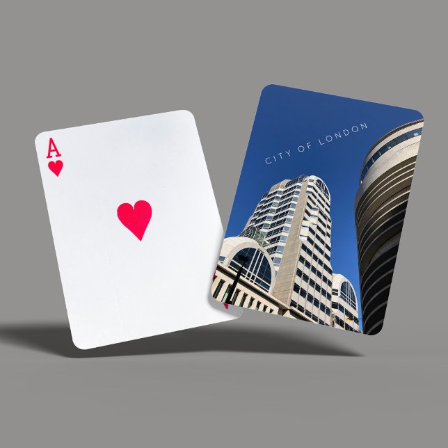 City of London England skyscrapers photography Playing Cards (Creator Uploaded)