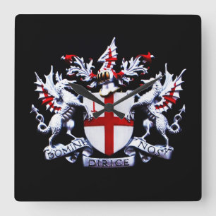 city of London Square Wall Clock