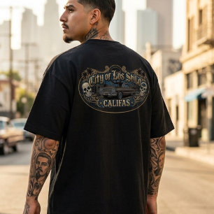 City of Los Stilo Califas Back hit T-Shirt