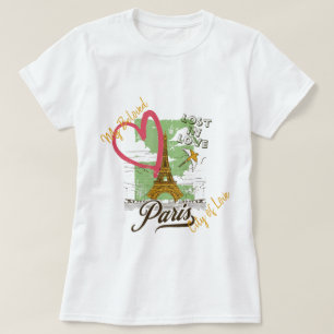 city of love, Paris T-Shirt